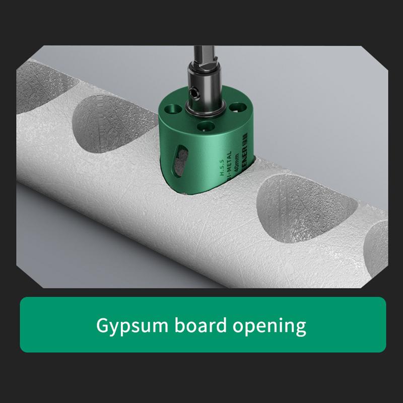 

1Pc 50Mm Bimetal Wood Drill Bit Hss 2 Woodworking Tools For Plasterboard Bimetal