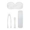 Contact Lens Case Mirror Look Cartoon NaPAW   Plastic Material Lightweight Portable Travel Contact Lens Container