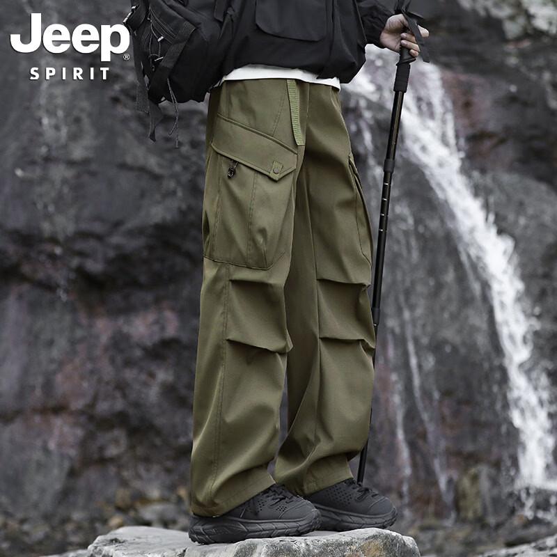 JEEP Men s Outdoor Windproof Hiking Cargo Pants L