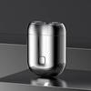 Portable Dual-Head Electric Shaver for Men - Mini Smart Electric Razor, IPX7 Waterproof Full Body Washable Wet & Dry Shaver