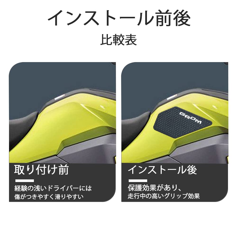 GROM Tank Pad Motorcycle For Honda GROM MSX125 GROM (GROM)