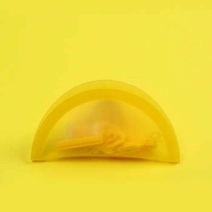 

Кальцоне Силиконовый пакет на молнии Тарелка S Melon green