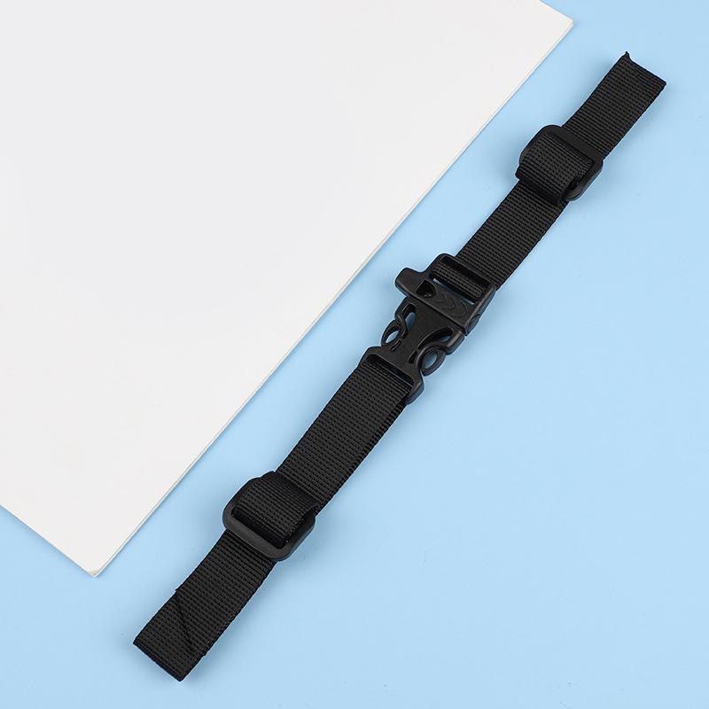 

Нескользящий рюкзак, нагрудный ремень, регулируемый плечевой ремень для сумки, сумки для кемпинга, ремни, аксессуары для рюкзака чёрный