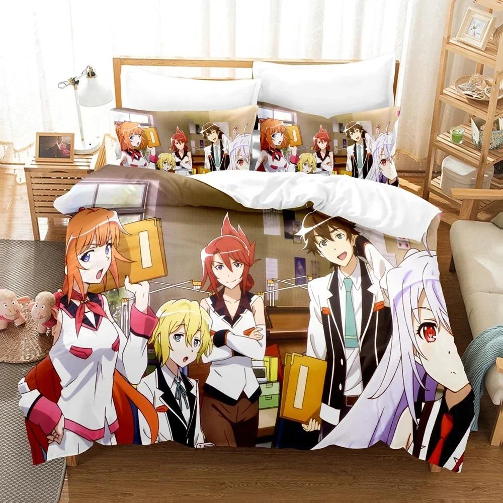 Anime Plastic Memories Isla Bedding Set Boys Girls Twin Queen Size Duvet Cover Pillowcase Bed Kids Adult Home Textile