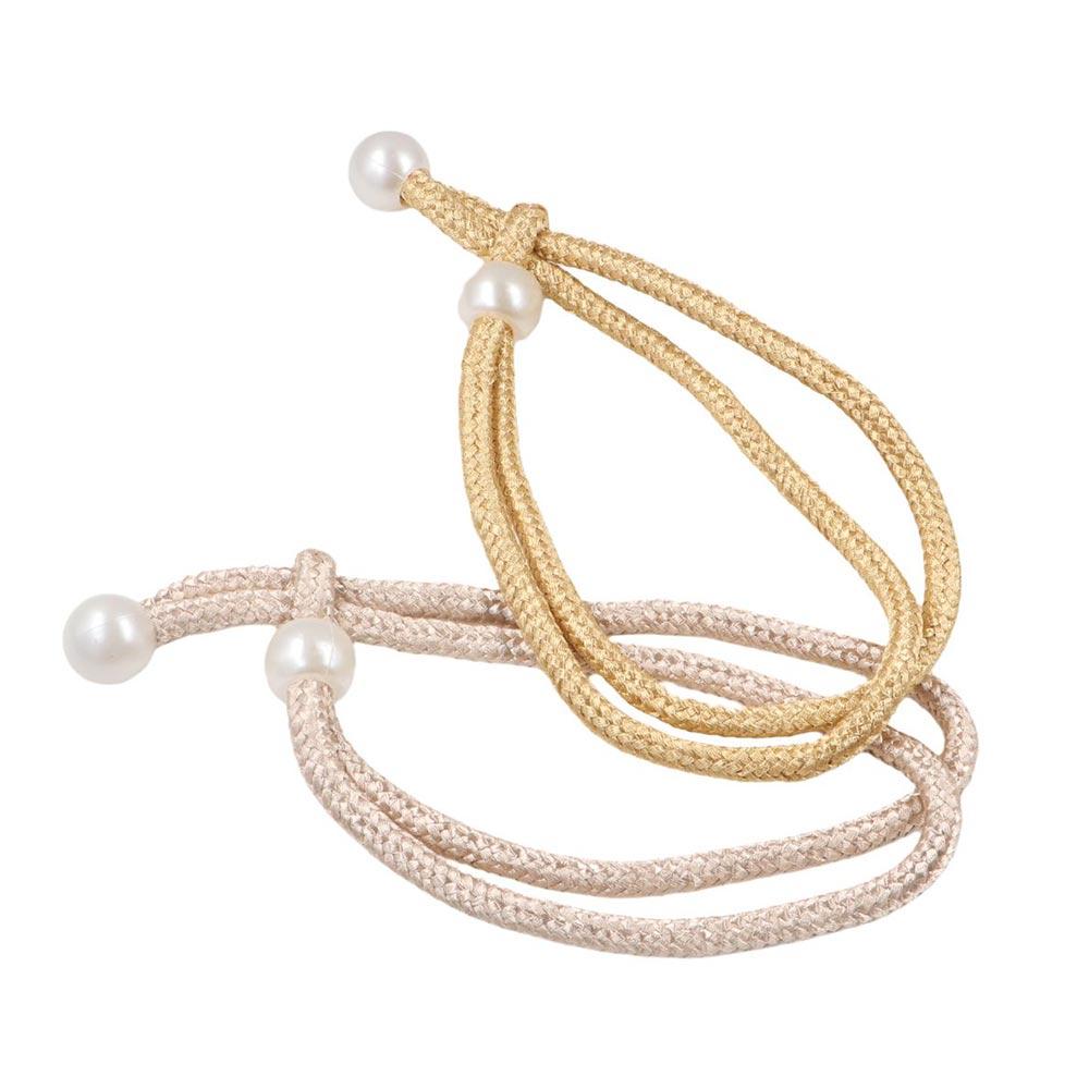 Pull-Out Tie Pearl Curtain Clip With Strap Pearl Rope Buckle Clips Curtain Holders  Home