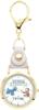 Fieldwork Analog Pocket Curious George Japanese Hook Easy Keychain Bag Gray KC Women's Watch, Design, Movement, Attachment, Attachment, Watch, Charm,