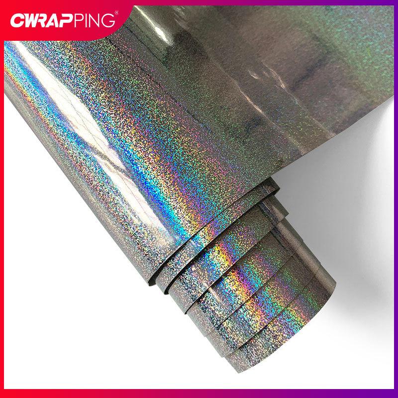 Laser Flash Vinyl Car Sticker Holographic Chrome Truck Decoration Auto Decals Air Bubble Free for Auto Body