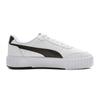 New PUMA Carina Abrasion Resistant Low Top Skateboard Shoes Women's White 402637-02