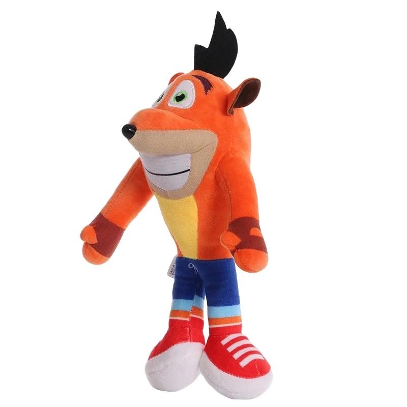 Jucării de pluș Crash Bandicoot Jucării umplute Seria Crazy Trilogy Figurine Anime Păpuși Kawaii Cadouri de Crăciun pentru copii Decor