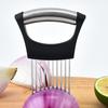 Helpful Onion Holder Good Toughness Comfortable Grip Convenient Durable Guide Slicing Cutter Cooking