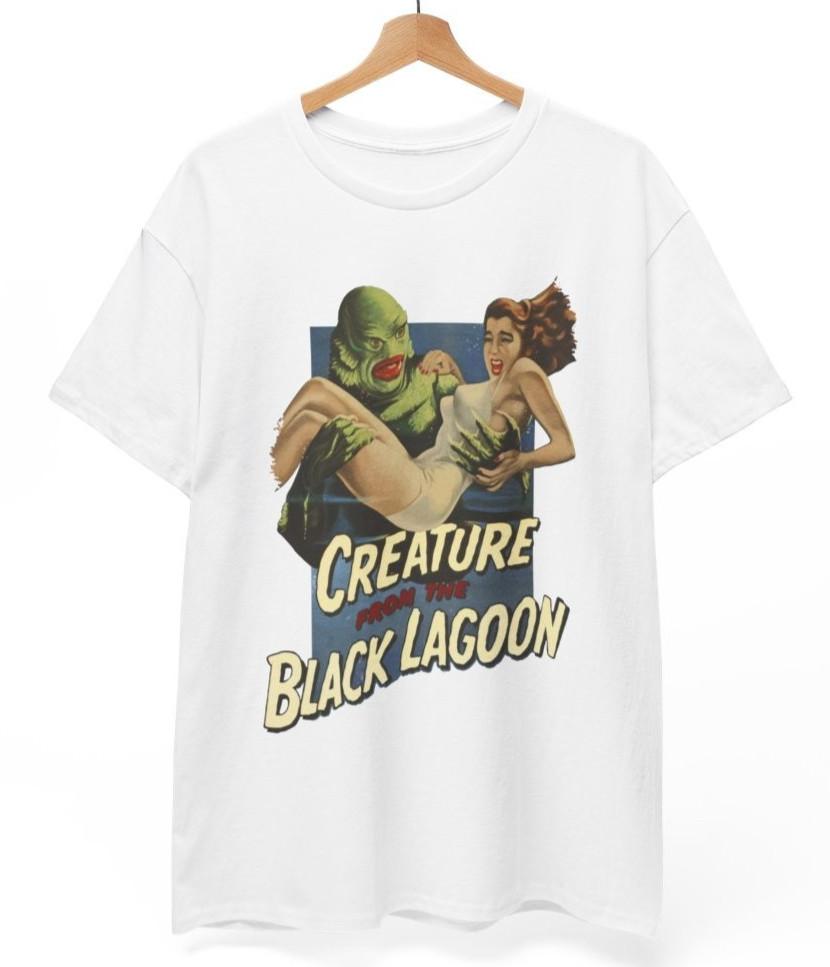 Creature From The Black Lagoon Horror Movie Top Tee Best Cute Gift, Unisex Shirt L
