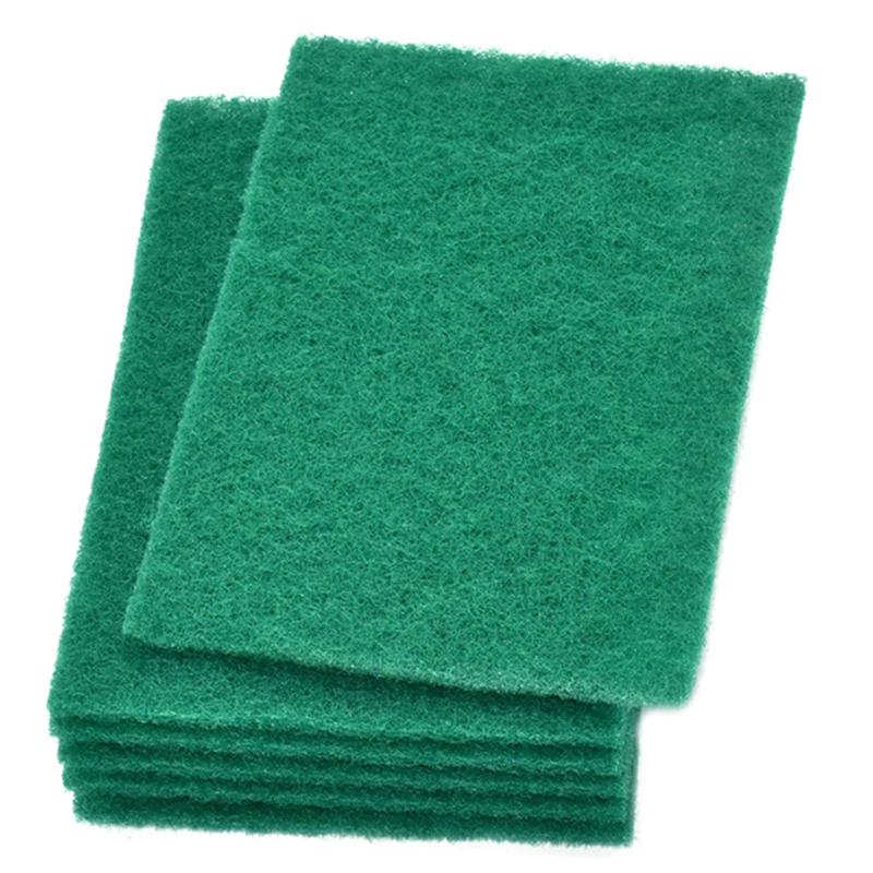 10/20/30Pcs Sponge Scouring Scrub Pads Oil Removal Dishwashing Pot Pads Scratch Free Household Kitchen Reusable Cleaning Dishrag