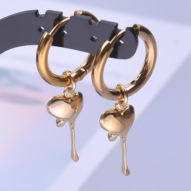 The Sword Earrings For Women/Men Accessories Vintage Jewelry Stainless Steel Hoop Ear Piercing Sabre Charm Goth Pendientes Gifts