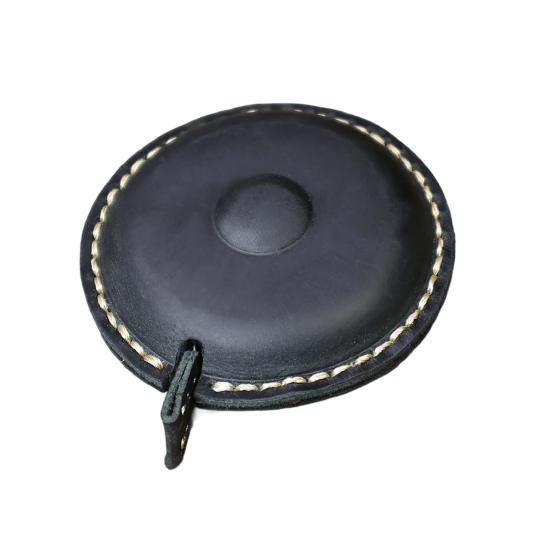 1.5M/60-inch Mini Faux Leather Tape Measure Portable Double-sided Soft Measuring Tape Retractable Flexible Height Ruler Tape Measuring Tool