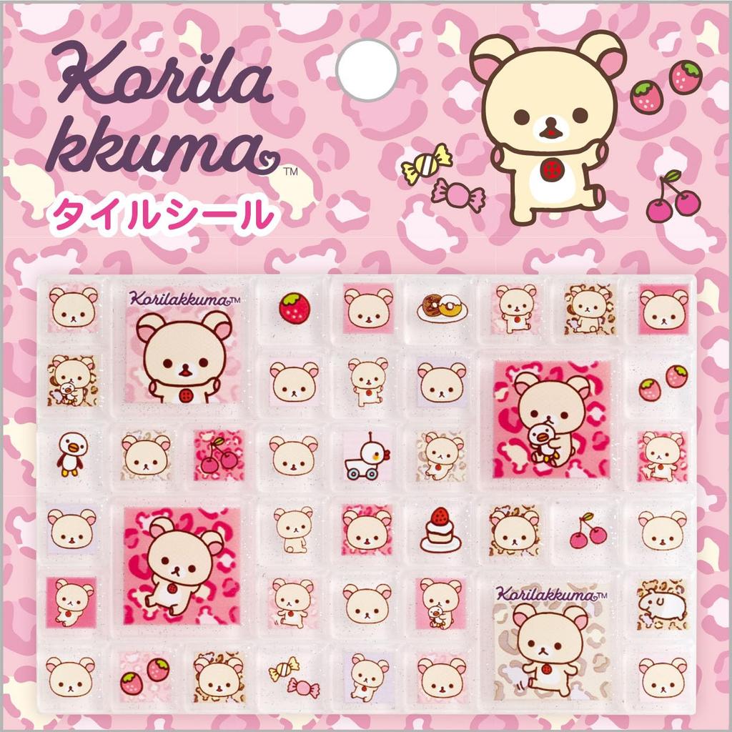 SE73103 Rilakkuma of Tile Stickers "Lots Korilakkuma"