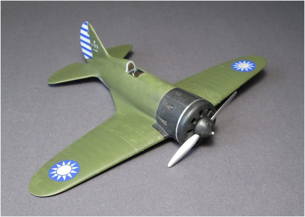 Clear Prop 1/72 Republic of China Air Force I-16 Type 5 Early Model Plastic Model CPU72024 Molded Color