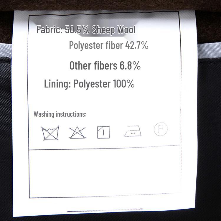 Firstview Men's Wool Blend Business Casual Overcoat FV24D1130