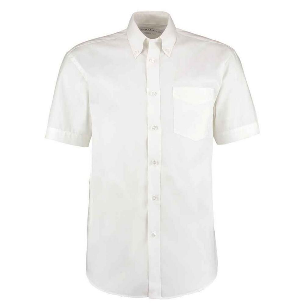 Kustom Kit Mens Premium Oxford Classic Short-Sleeved Shirt