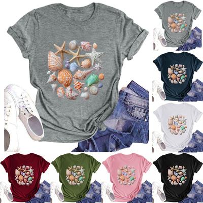 T-Shirts Kurzarm-T-Shirts für Damen, modische Oberteile, leicht, weich, lässig, Sommer-Outfits