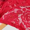 INCERUN Men Lace Up See Through Lace Crop Tops Club Party Mesh Short T-shirts