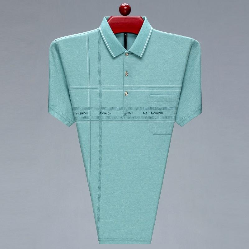

Новая летняя мужская рубашка поло в корейском стиле, тонкая повседневная модная полосатая мужская футболка с коротким рукавом XXXXL