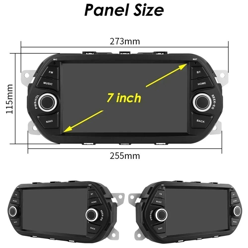 OSSURET Autoradio DSP 7'' 7862 Ecran Inteligent 2din Radio Auto Android Player Video Multimedia pentru Fiat Tipo Egea 2015 2016 2017 GPS Carplay 4G RDS