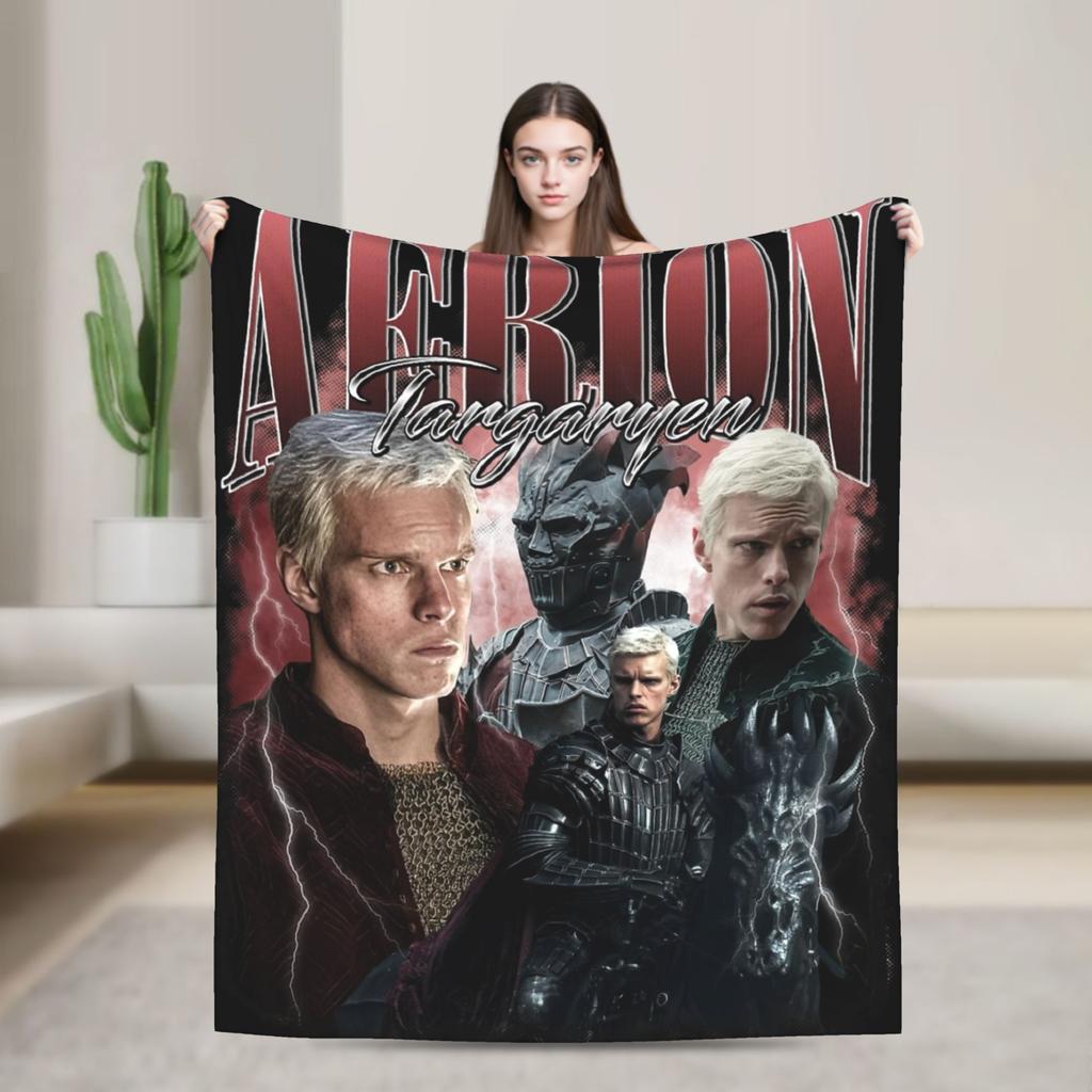 A Knight Of The Seven Kingdoms Printed Fashion Blanket For Men Women Super Soft Throw Fashion Blankets for Living Room Es Multi-size