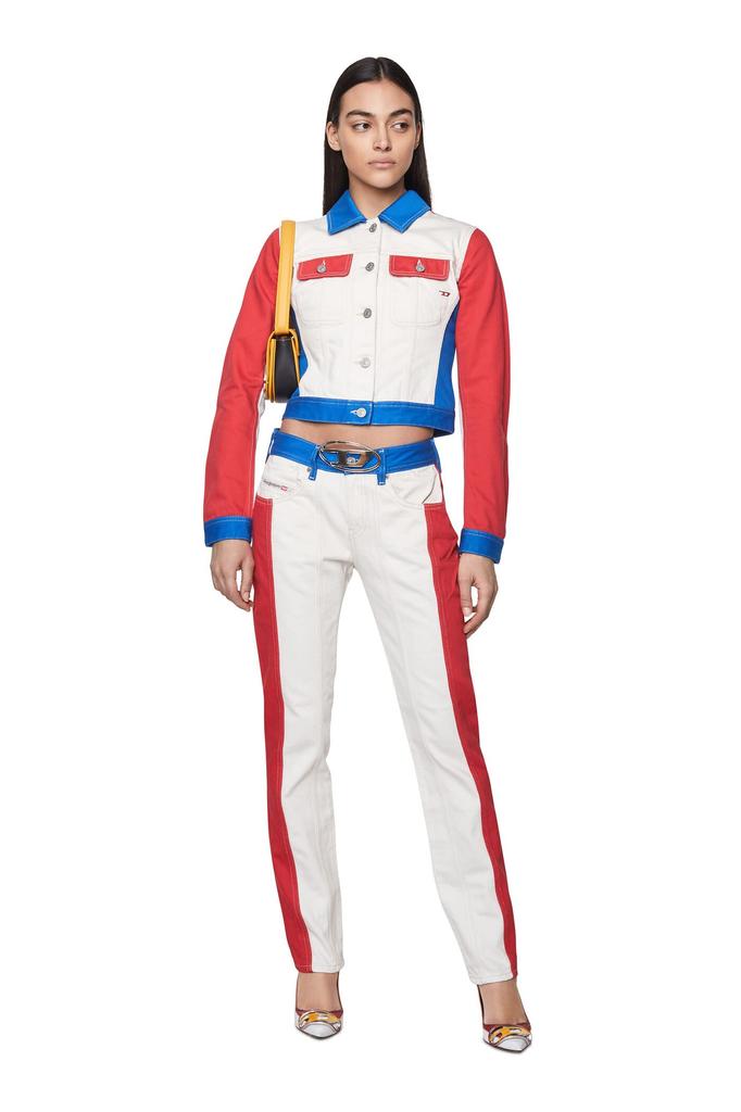 Schultertasche aus Rindsleder X08396P4494 UNI Gelb T3014 [Diesel] Damen