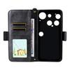 For Nothing Phone (3) 5G Leather Case Magnetic Closure Wallet Stand Phone Cover with Crossbody Strap