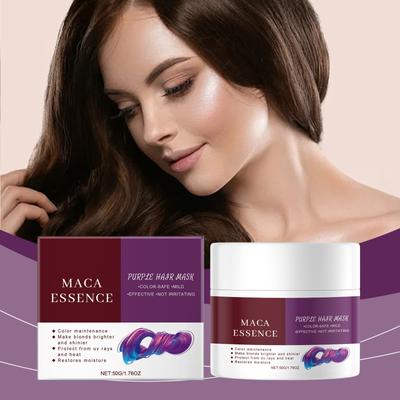 Purple Nourishing Care Haarmaske pflegt und macht trockenes Haar weich und reduziert Frizz