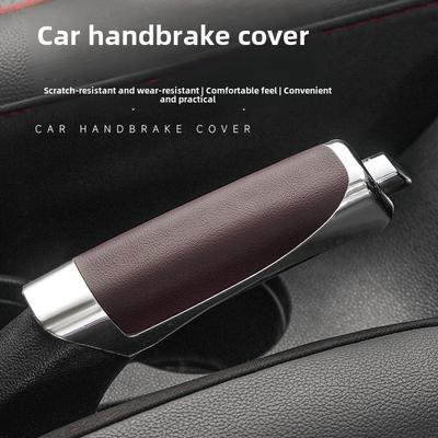 Car Accessories Universal Handbrake Grip Car Seat Gap Hand Brake Black/Red/Brown Protector Cover Stylish Decor Interior Products