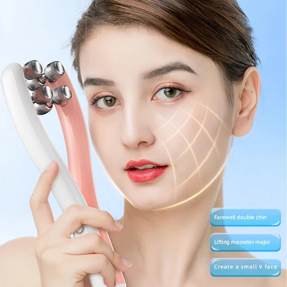 Beauty Face Massager Roller Y Shape Facial Lifting Device V Face Double Chin Remover Face Care Shape Belt Skin Care Massage Tool