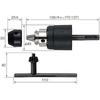 VESSEL (VESSEL) drill chuck SDS plus keyless type 2.5 to 13 mm caliber BH-22H