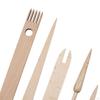 5 pieces/6 pieces Crochet Hooks Set, Wooden Bamboo Knitting for Sweater Hat