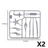 Military Waffen Pack Accessory Building Block Assassin Figure Waffen Accessories Dart Blade Sword Knife Soldier Guns Bricks Toys