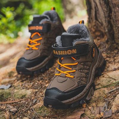 Boys' and Teens' Outdoor Snow Boots - 4 Colors, Large Cotton Lined