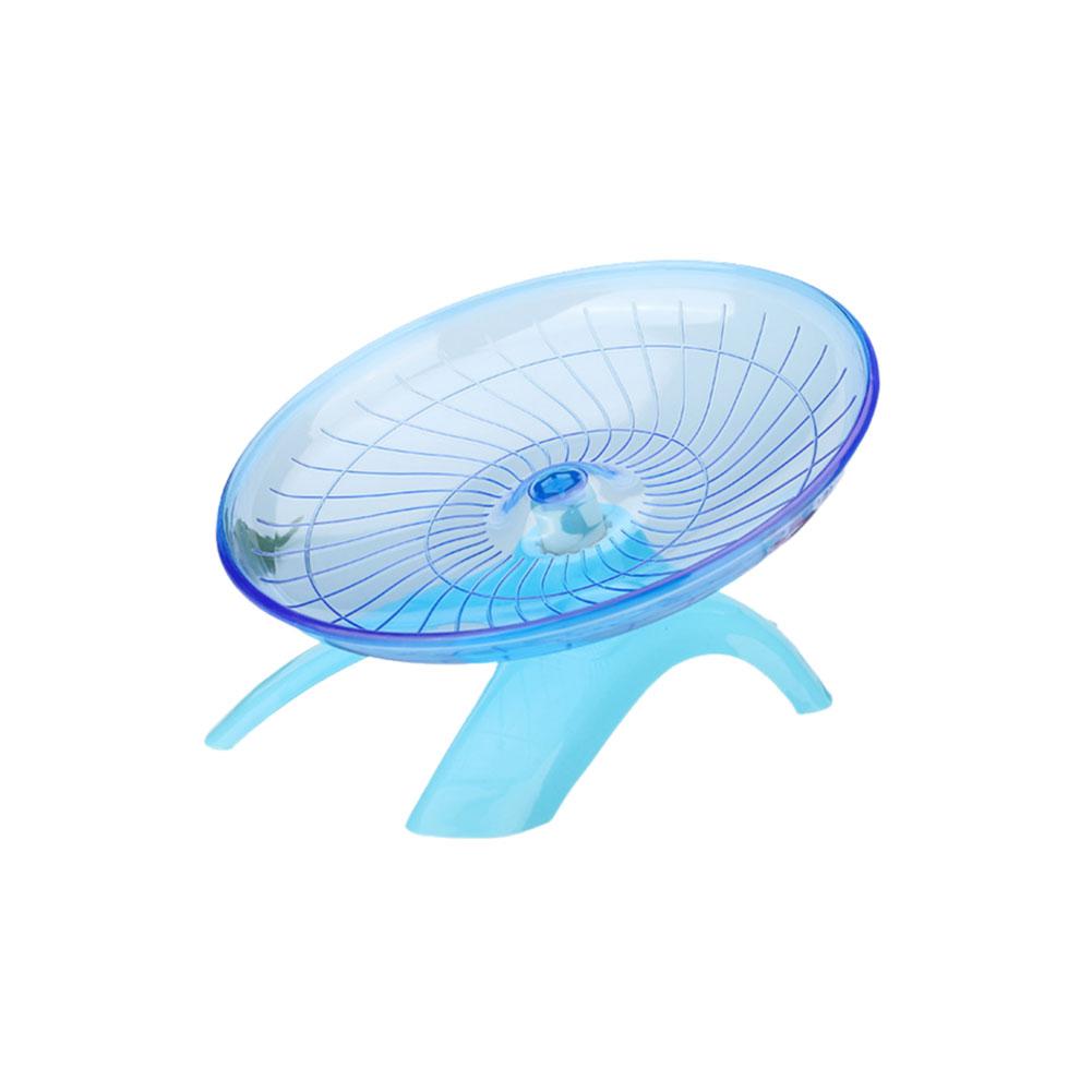 Hamster Silent Running Wheel Small Pet Flying Saucer Exercise Wheel Non-slip Jogging For Hedgehog Parrot Cage Accessories F1Q4