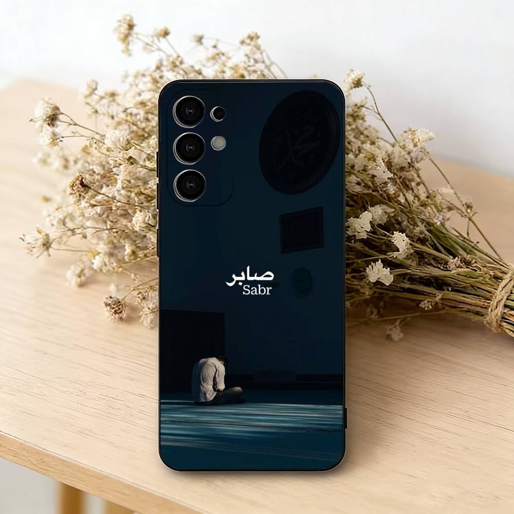 

cool Quran S-sabr Islam P-patience Phone Case For Samsung S25,S24,S21,S22,S23,S30,Ultra,S20,Plus,Fe,Soft Silicone Black Cover Samsung S26Plus