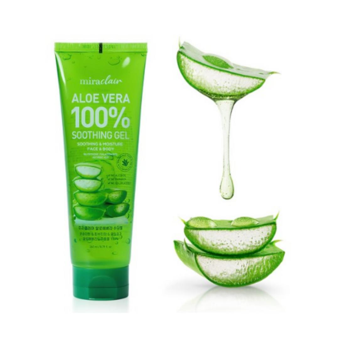 

Miraclear Aloe Vera 100% Pure Alcohol‑Free Soothing Gel