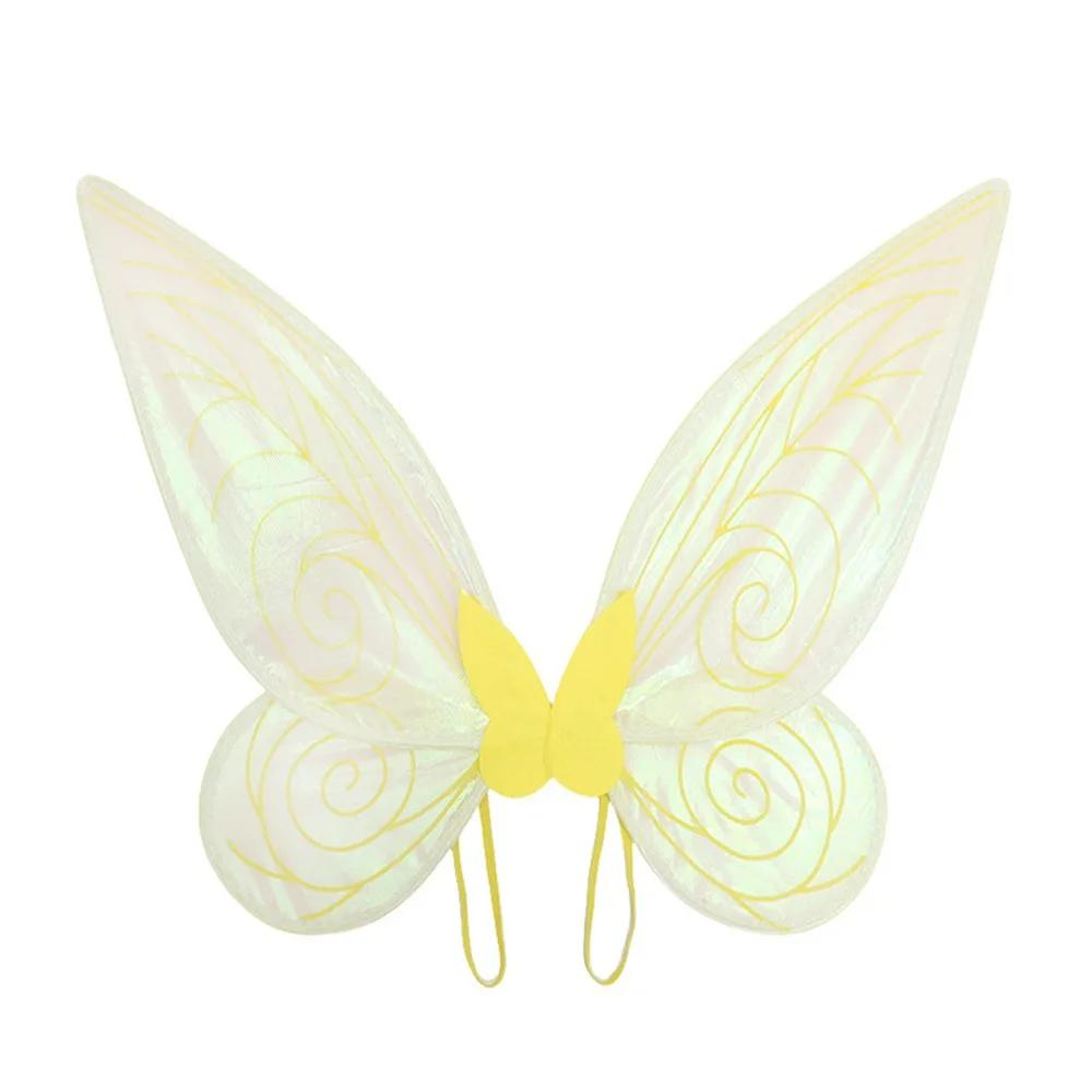 Cute Sparkling Fairy Wings for Adults Kids Halloween Costume Party Favor Angel Wings for Girls Dress up Costume Wings