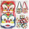 Zipper Chinese Dancing Lion Bag Wallet Lion Dance Coin Pruse Casual   Kids