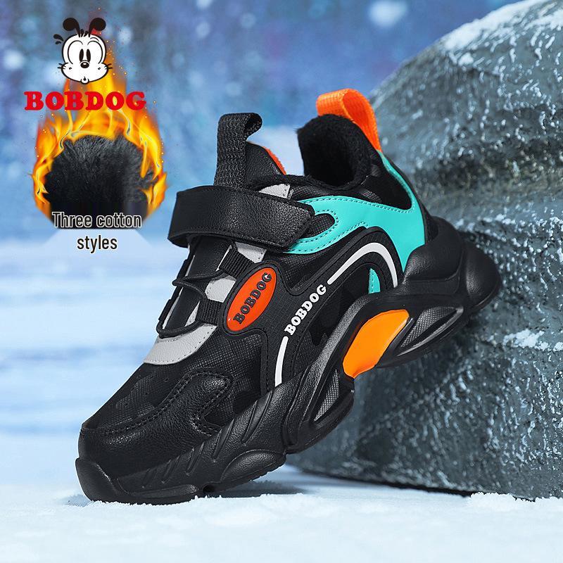 Bobdog Boys' Fleece-Lined Cotton Winter Sports Shoes 2025