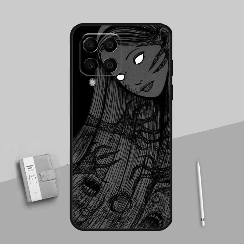 Horror Manga Style For Samsung Galaxy M52 M32 M06 M16 M13 M14 M33 M12 M31 M55 M15 M11 M21 M35 M53 M34 M54 Case