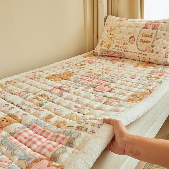 Colchoncillo Plegable de Tatami de Terciopelo de Leche de Lujo para Residencias Estudiantiles y Hogares