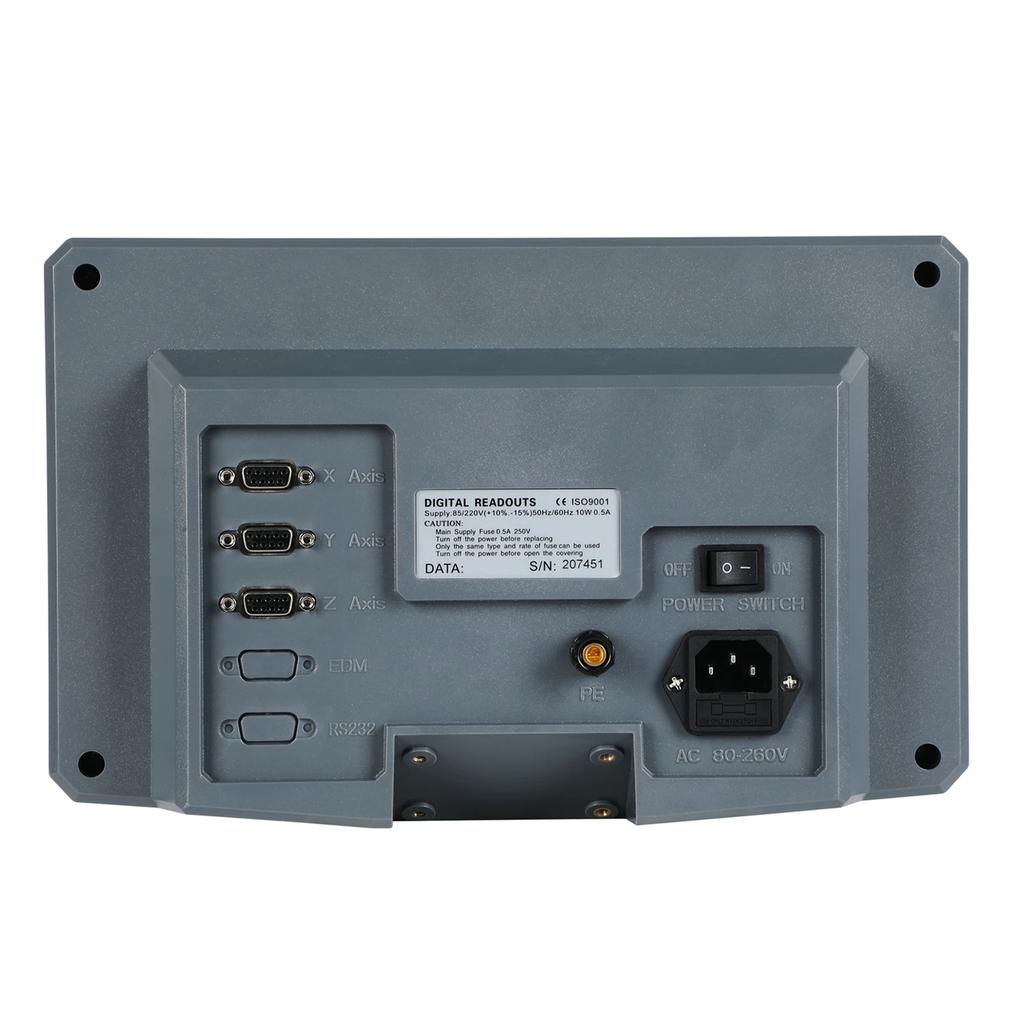 3-Achsen-LCD-Dro-Set, digitales Anzeigesystem und 3-teiliges 5U-Linearmaß, optische Lineallinie 50–1000 mm für Drehmaschinen