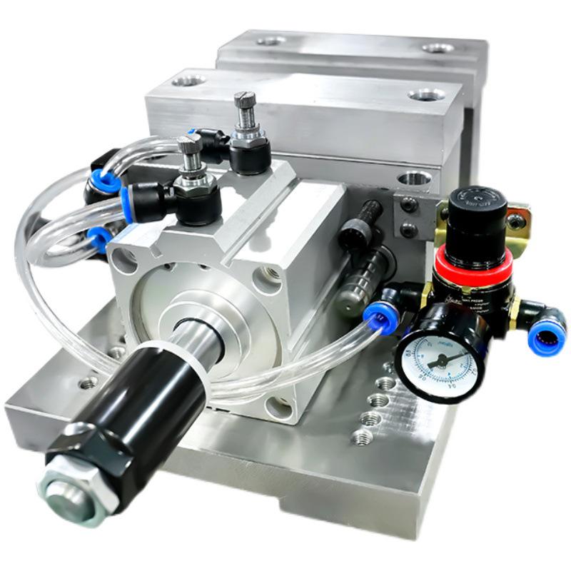 High-Precision CNC Pneumatic Vise: Adjustable Air Pressure for Small Grinding, Milling, Drilling, and Tapping Machines