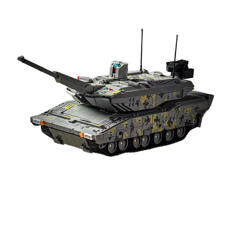 Military Technicial KF51 Panzer Building Blocks  Army Heavy Tank 4 Figures Assembly Brick Model Kit Adults Gifts 2235PCS