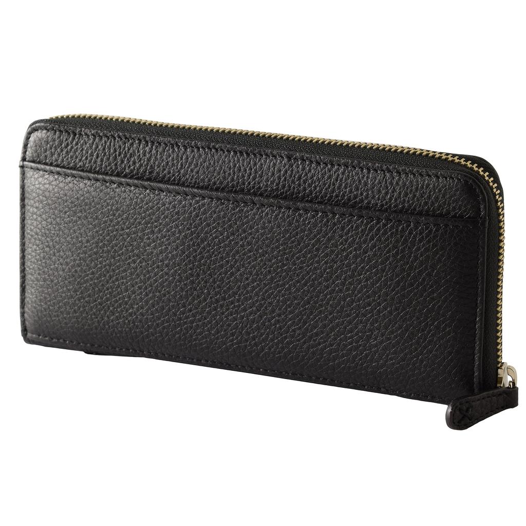 KANSAI YAMAMOTO Long Wallet with Coin Genuine Women's Purse, Leather, MJ-4508 (Orange)