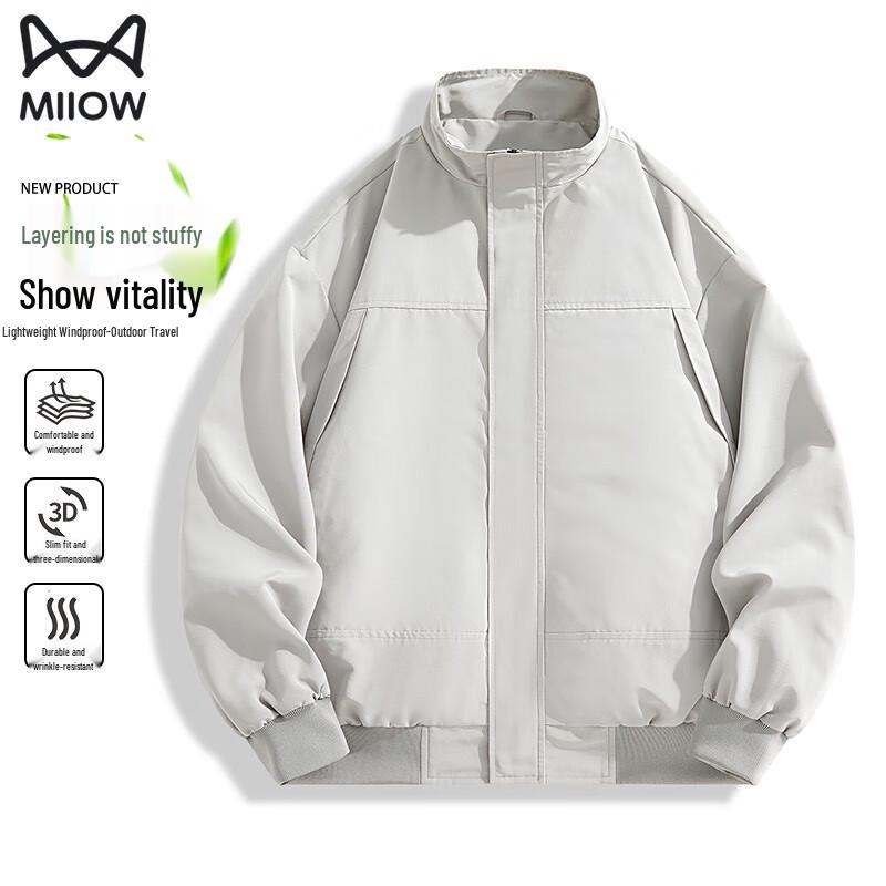 

Men s Stand Collar Casual Jacket 3XL