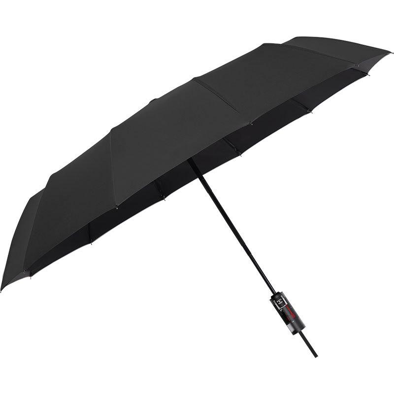 Automatic folding umbrella: Enlarged, thickened, strengthened, strengthened, and reinforced, and used to resist rainstorm students
